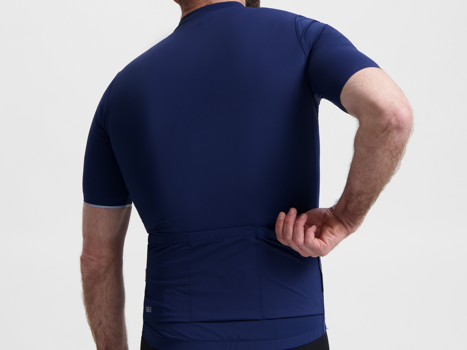 Drie achterzakken van non-stretch materiaal